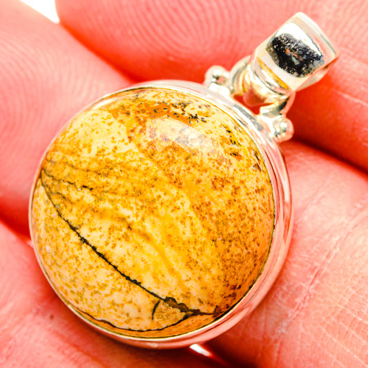 Picture Jasper Pendants handcrafted by Ana Silver Co - PD34386