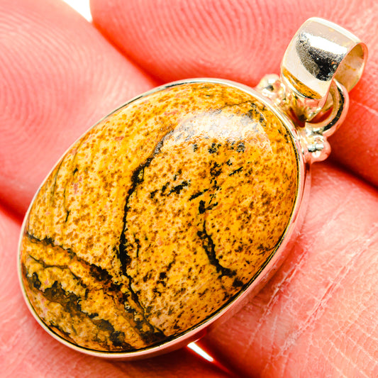 Picture Jasper Pendants handcrafted by Ana Silver Co - PD34414