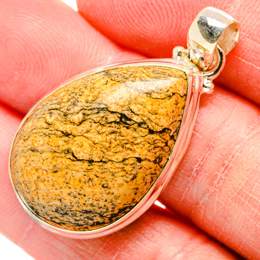 Picture Jasper Pendants handcrafted by Ana Silver Co - PD34419