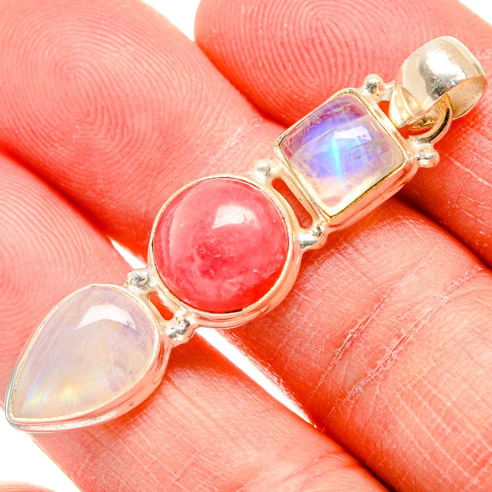 Rhodochrosite Pendants handcrafted by Ana Silver Co - PD34421