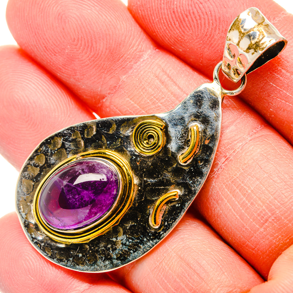 Amethyst Pendants handcrafted by Ana Silver Co - PD34426