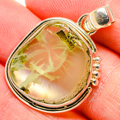 Prehnite Pendants handcrafted by Ana Silver Co - PD34432