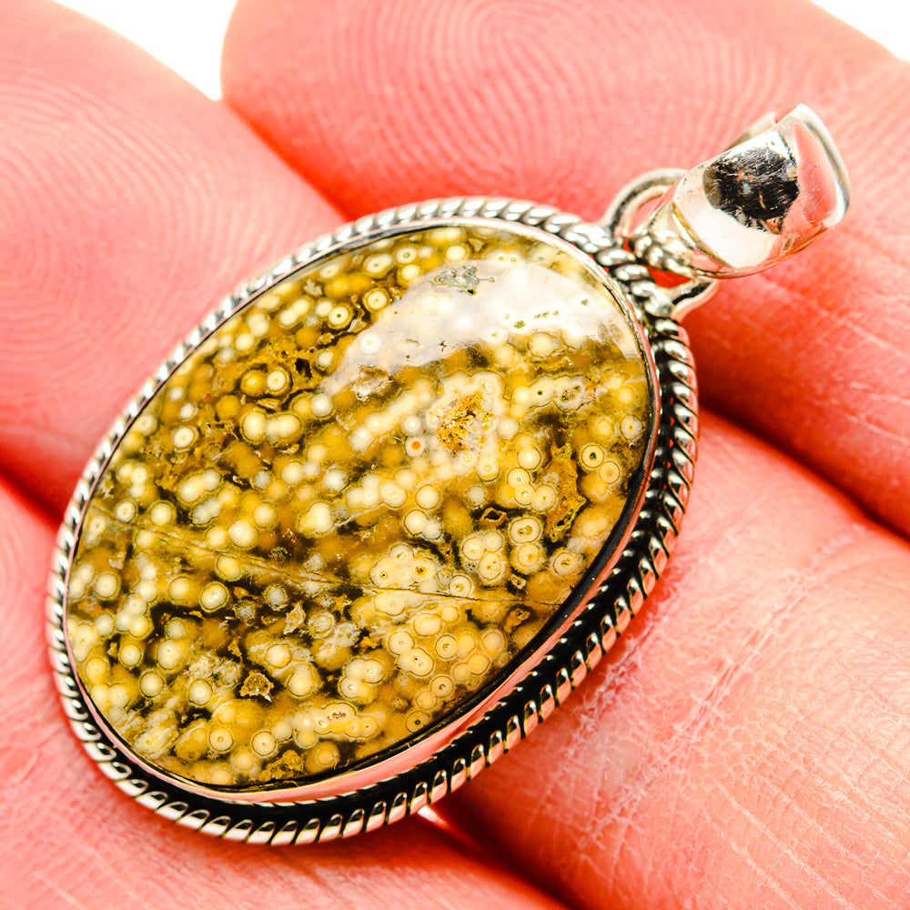 Ocean Jasper Pendants handcrafted by Ana Silver Co - PD34445