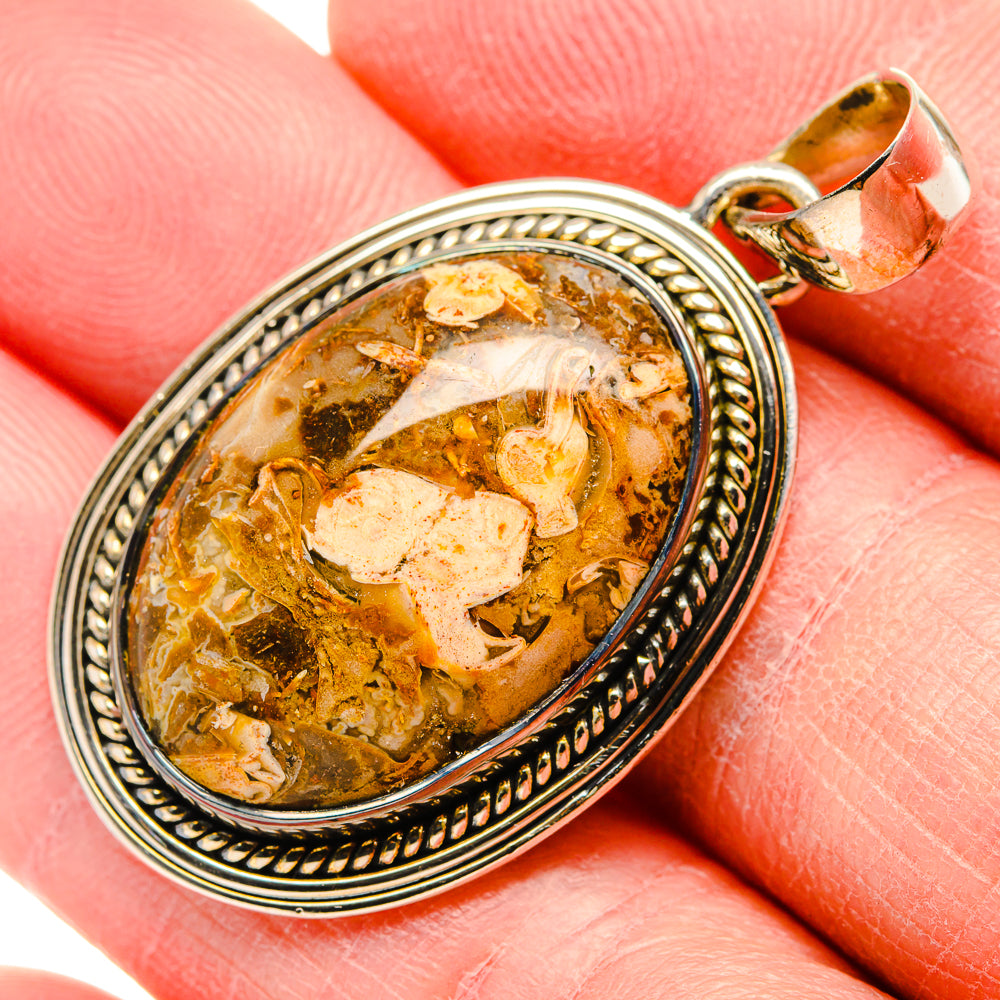 Brecciated Mookaite Pendants handcrafted by Ana Silver Co - PD34450