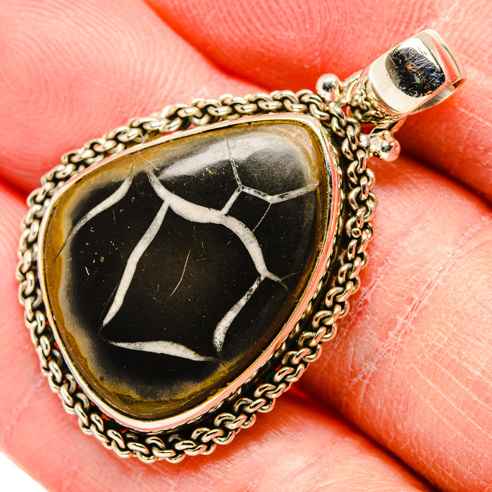 Septarian Geode Pendants handcrafted by Ana Silver Co - PD34465