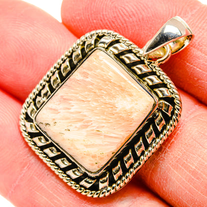 Scolecite Pendants handcrafted by Ana Silver Co - PD34469