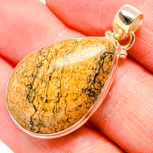 Picture Jasper Pendants handcrafted by Ana Silver Co - PD34470