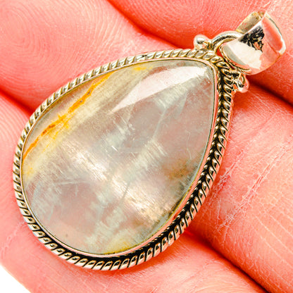 Aquamarine Pendants handcrafted by Ana Silver Co - PD34472