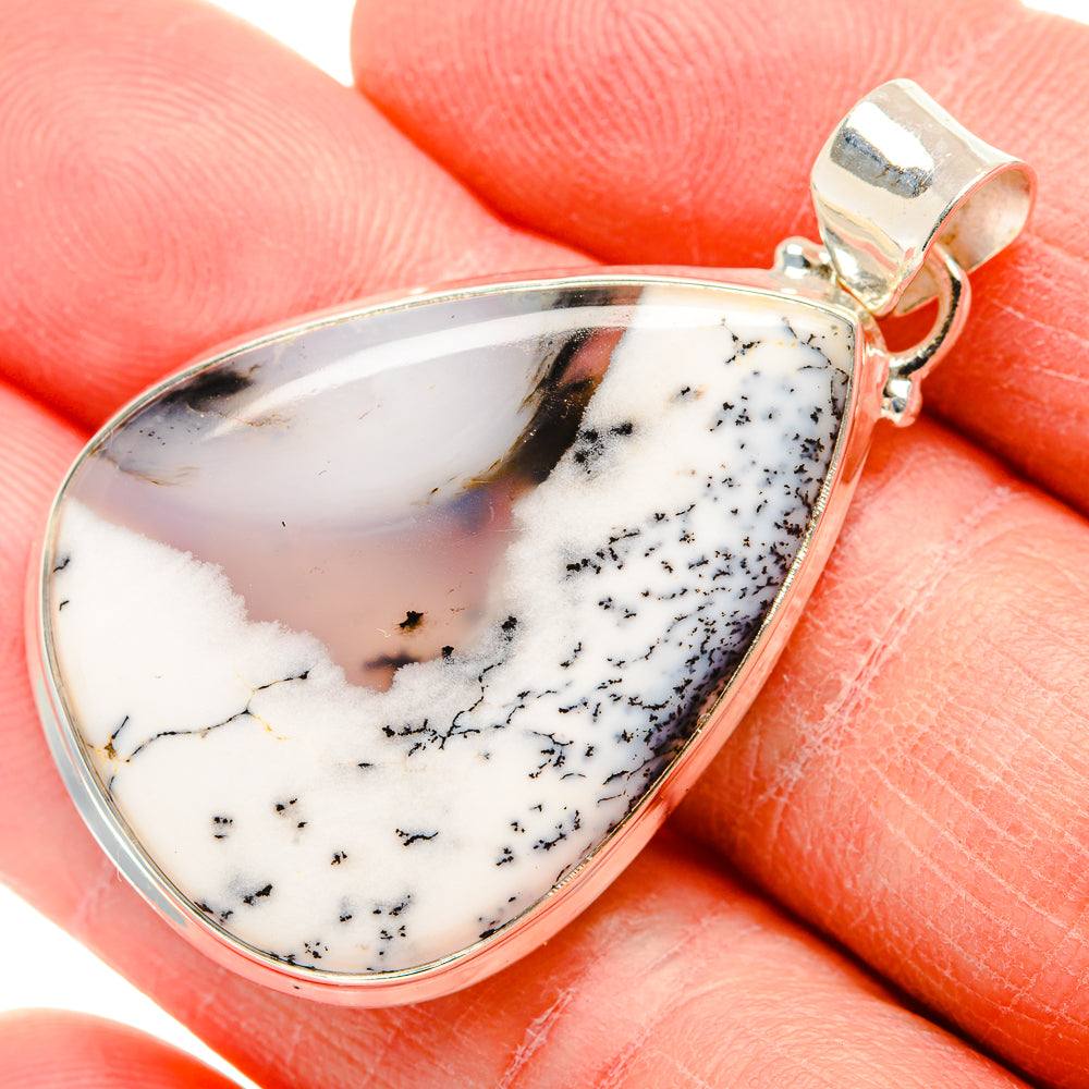 Dendritic Opal Pendants handcrafted by Ana Silver Co - PD34473
