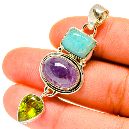 Tanzanite Pendants handcrafted by Ana Silver Co - PD3448