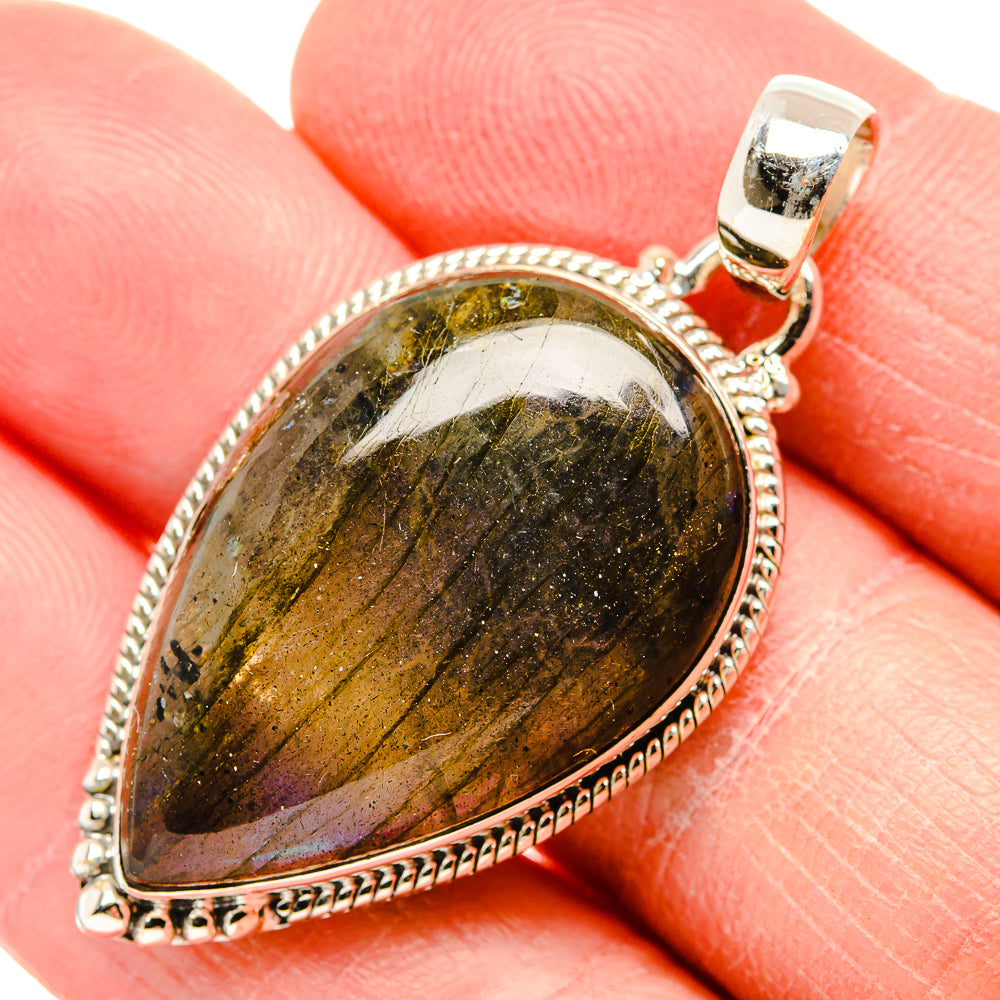 Labradorite Pendants handcrafted by Ana Silver Co - PD34480