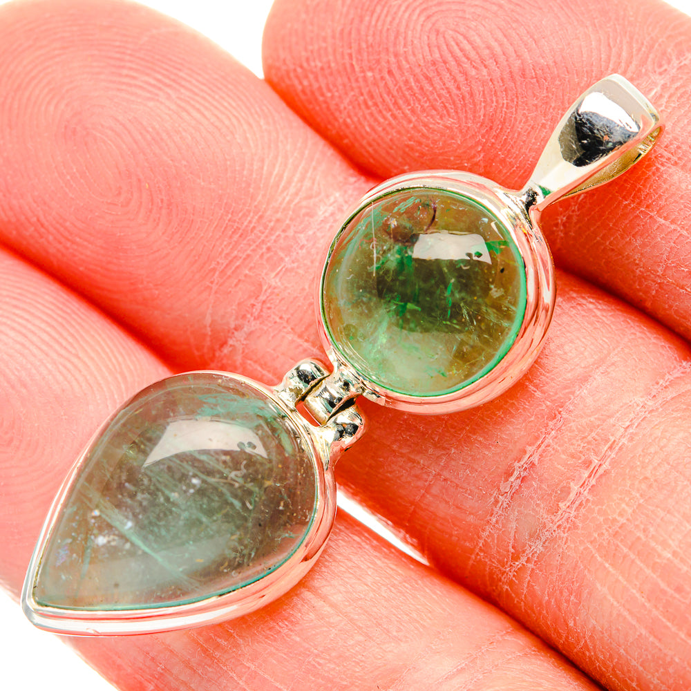 Green Aventurine Pendants handcrafted by Ana Silver Co - PD34481