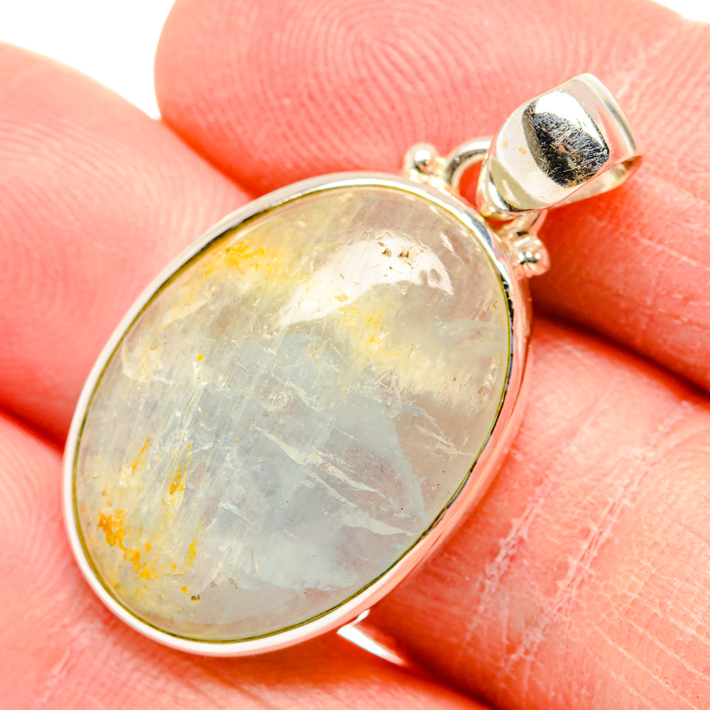 Aquamarine Pendants handcrafted by Ana Silver Co - PD34483