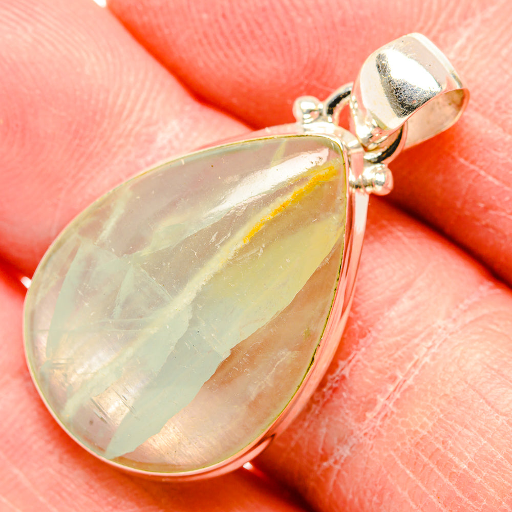 Aquamarine Pendants handcrafted by Ana Silver Co - PD34484