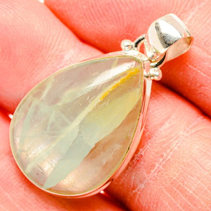 Aquamarine Pendants handcrafted by Ana Silver Co - PD34484