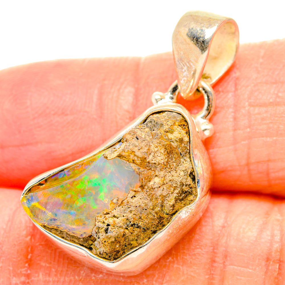 Ethiopian Opal Pendants handcrafted by Ana Silver Co - PD34487