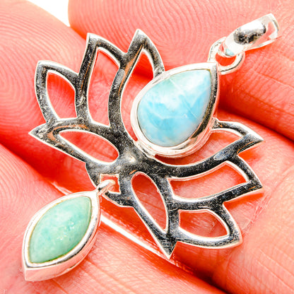 Larimar Pendants handcrafted by Ana Silver Co - PD34489