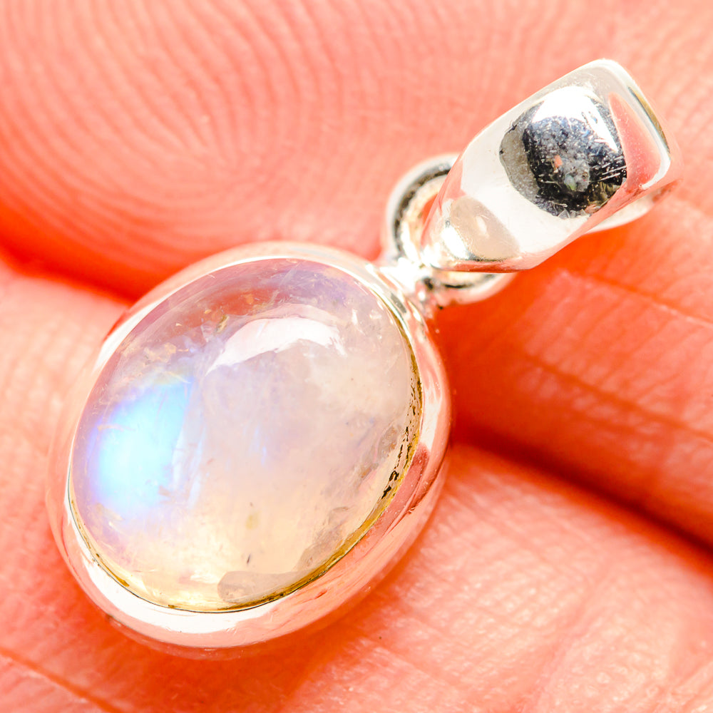 Rainbow Moonstone Pendants handcrafted by Ana Silver Co - PD34493