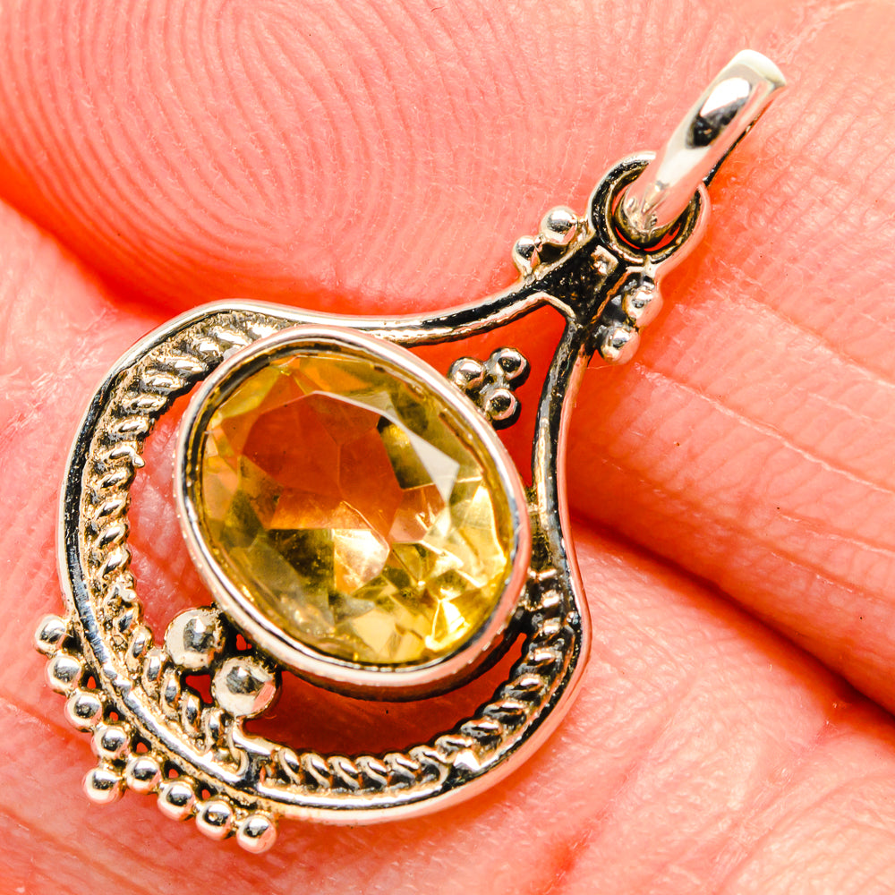 Citrine Pendants handcrafted by Ana Silver Co - PD34494