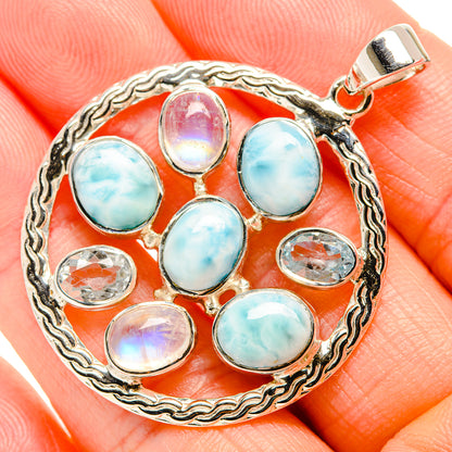 Larimar Pendants handcrafted by Ana Silver Co - PD34496
