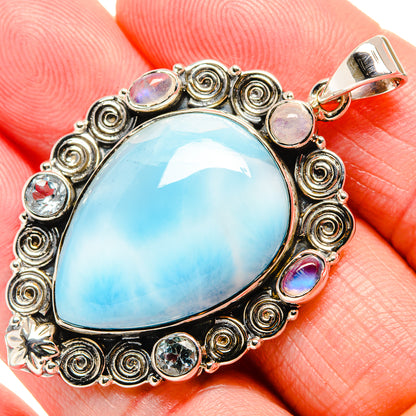 Larimar Pendants handcrafted by Ana Silver Co - PD34498