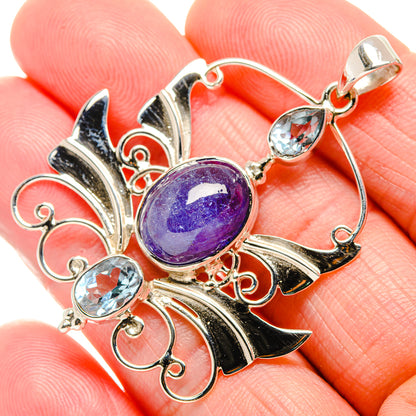 Tanzanite Pendants handcrafted by Ana Silver Co - PD34506