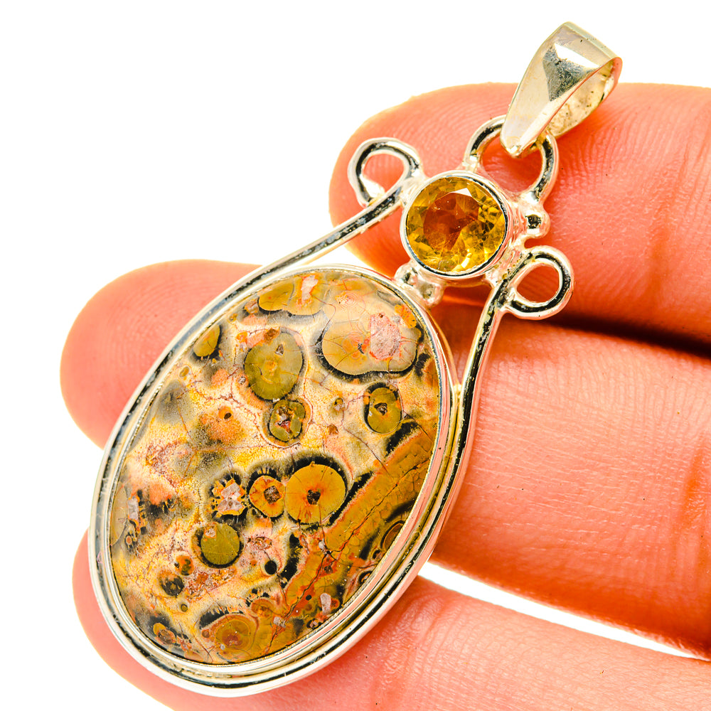 Poppy Jasper Pendants handcrafted by Ana Silver Co - PD3451