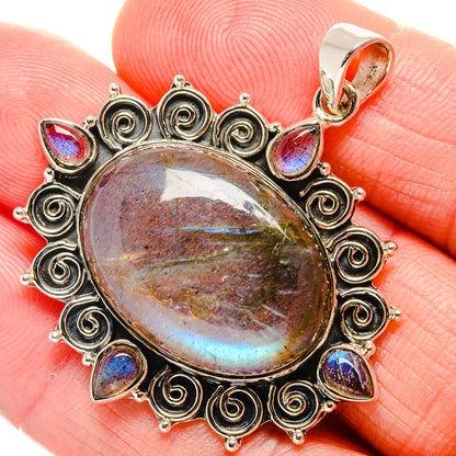 Labradorite Pendants handcrafted by Ana Silver Co - PD34517