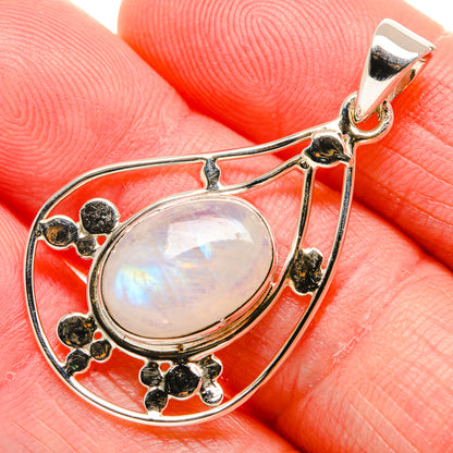Rainbow Moonstone Pendants handcrafted by Ana Silver Co - PD34522