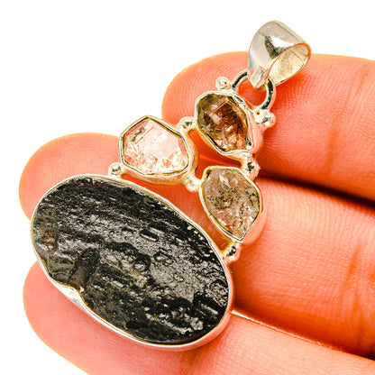 Tektite Pendants handcrafted by Ana Silver Co - PD3453