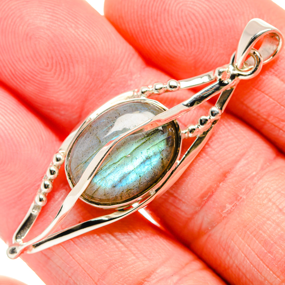 Labradorite Pendants handcrafted by Ana Silver Co - PD34534