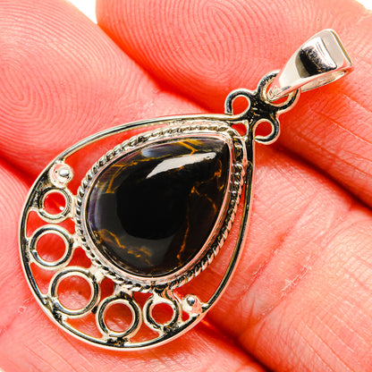 Pietersite Pendants handcrafted by Ana Silver Co - PD34537