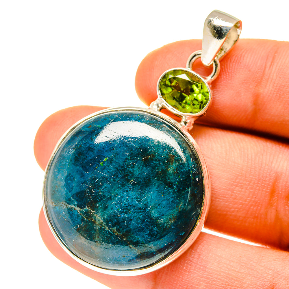 Chrysocolla Pendants handcrafted by Ana Silver Co - PD3454