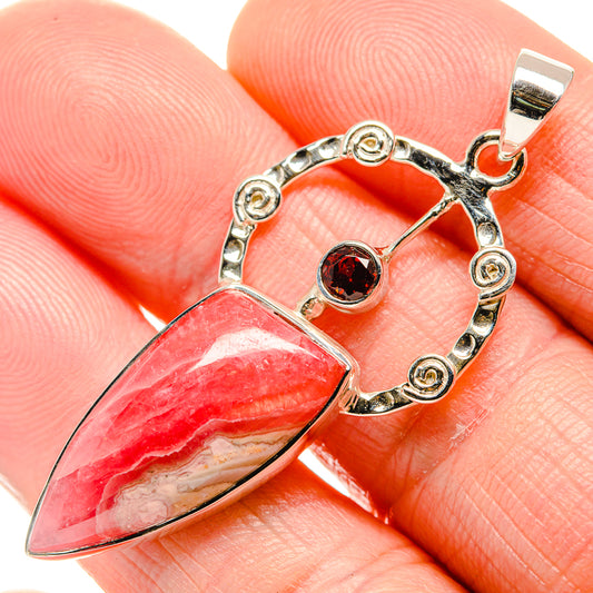 Rhodochrosite Pendants handcrafted by Ana Silver Co - PD34542
