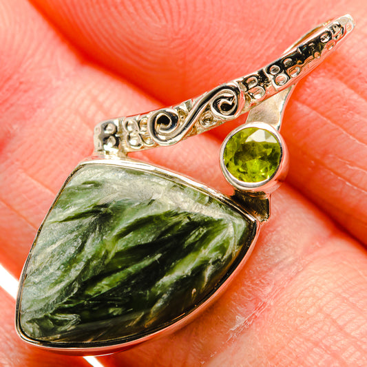 Seraphinite Pendants handcrafted by Ana Silver Co - PD34545