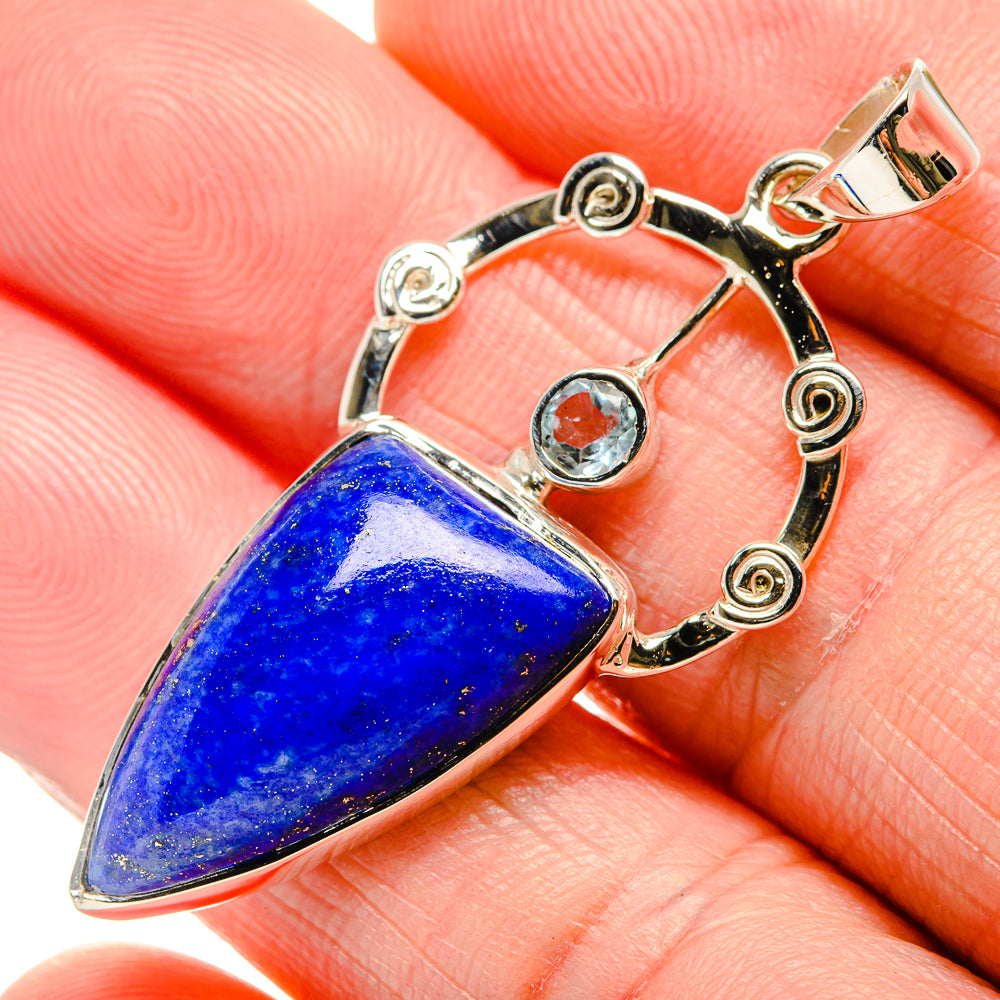 Lapis Lazuli Pendants handcrafted by Ana Silver Co - PD34546