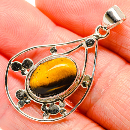 Tiger Eye Pendants handcrafted by Ana Silver Co - PD34547