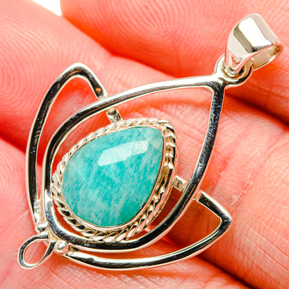 Amazonite Pendants handcrafted by Ana Silver Co - PD34549