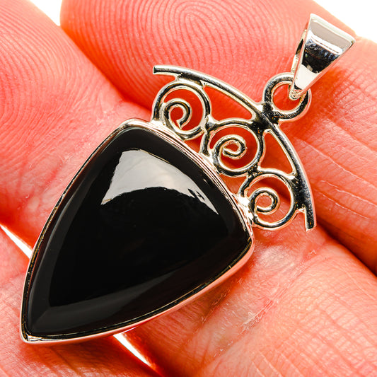 Black Onyx Pendants handcrafted by Ana Silver Co - PD34550