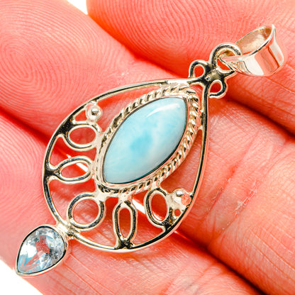 Larimar Pendants handcrafted by Ana Silver Co - PD34558
