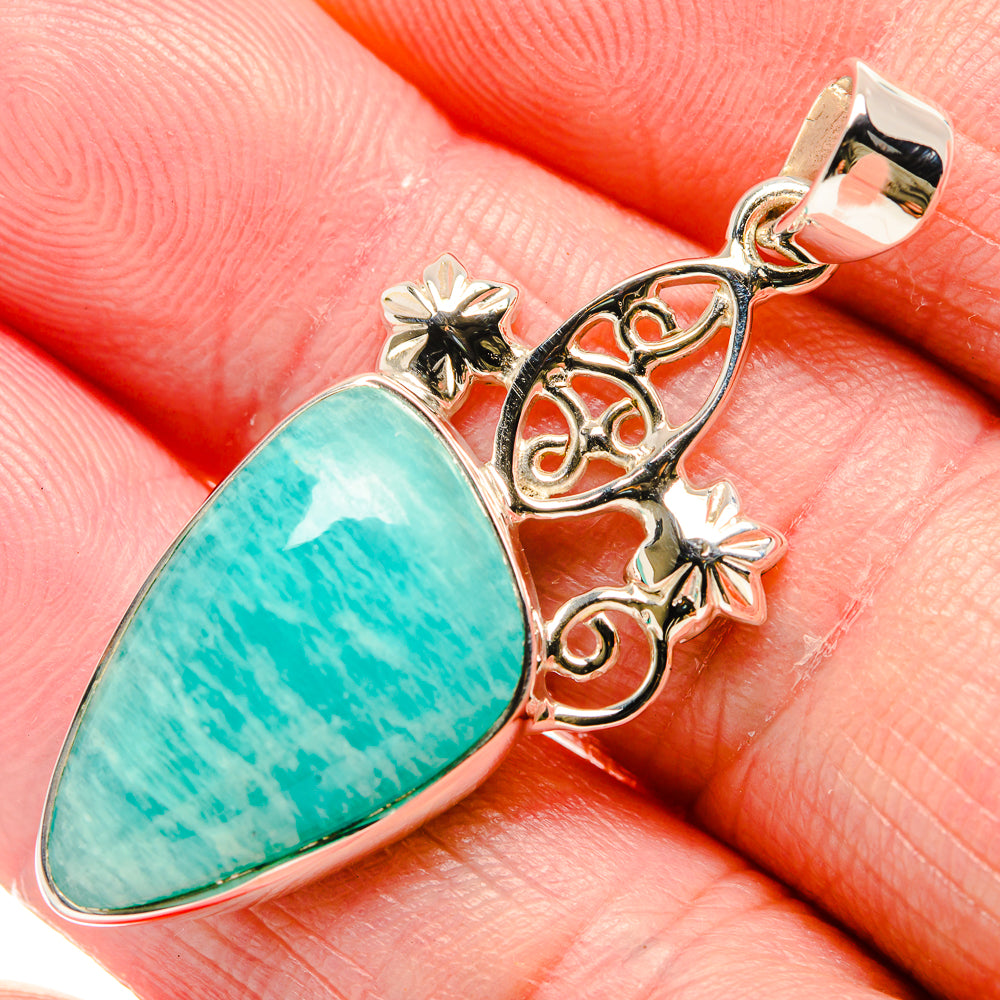 Amazonite Pendants handcrafted by Ana Silver Co - PD34560
