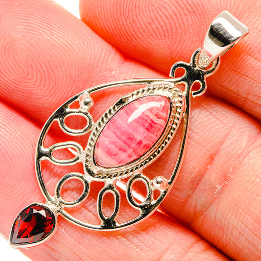 Rhodochrosite Pendants handcrafted by Ana Silver Co - PD34566