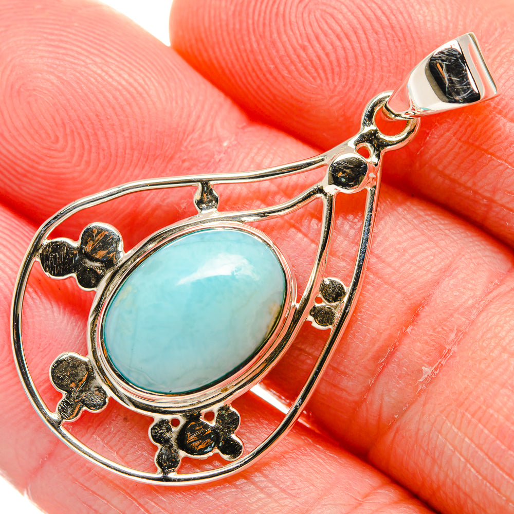 Larimar Pendants handcrafted by Ana Silver Co - PD34568
