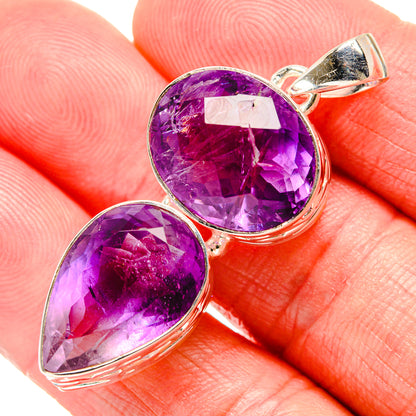 Amethyst Pendants handcrafted by Ana Silver Co - PD34571