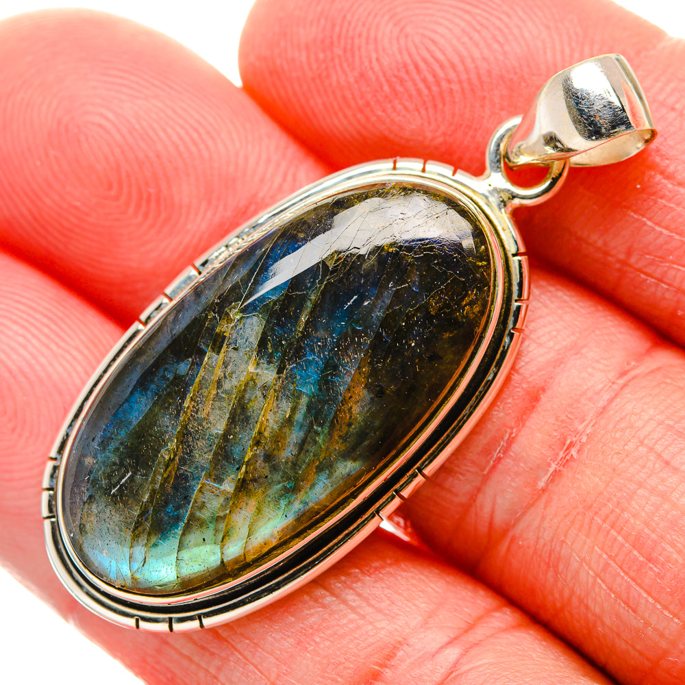 Labradorite Pendants handcrafted by Ana Silver Co - PD34589