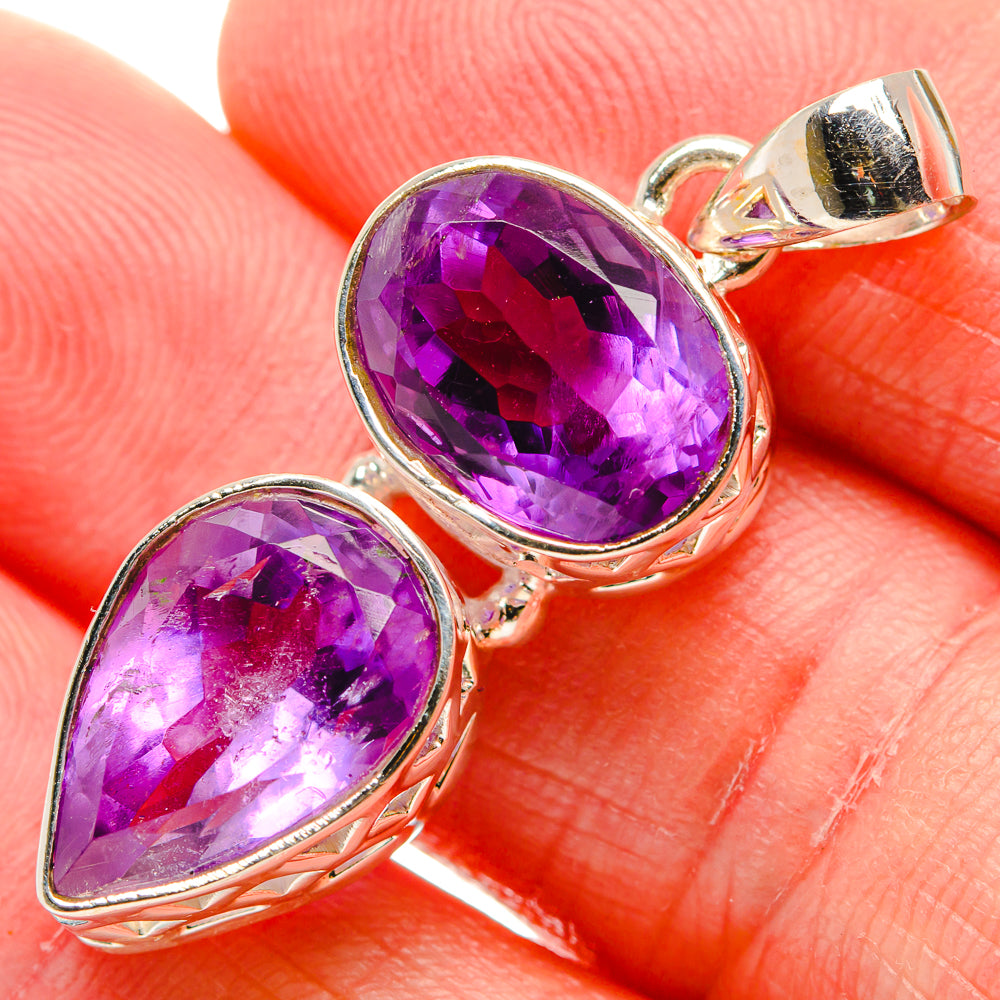 Amethyst Pendants handcrafted by Ana Silver Co - PD34590