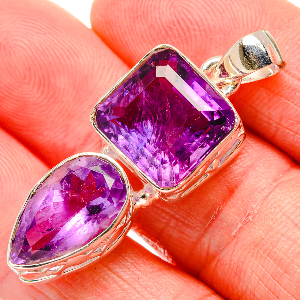 Amethyst Pendants handcrafted by Ana Silver Co - PD34593