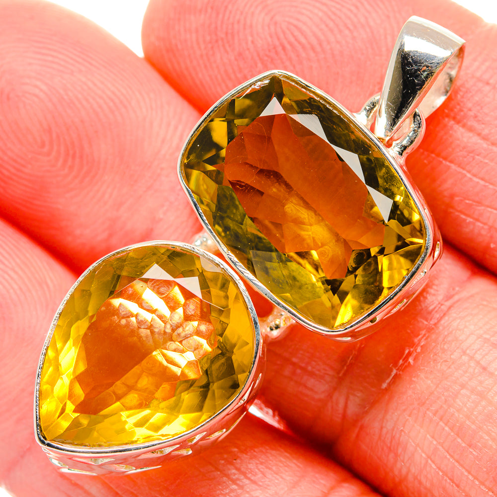 Citrine Pendants handcrafted by Ana Silver Co - PD34594