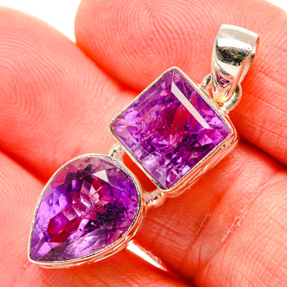 Amethyst Pendants handcrafted by Ana Silver Co - PD34598