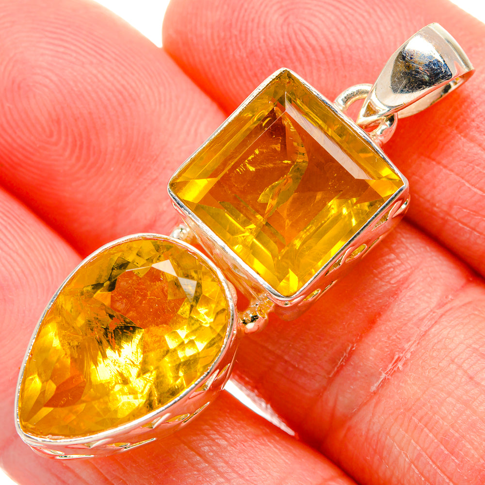 Citrine Pendants handcrafted by Ana Silver Co - PD34601